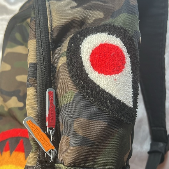 Sprayground Chenille Rainbow Shark Backpack - Picture 11 of 17